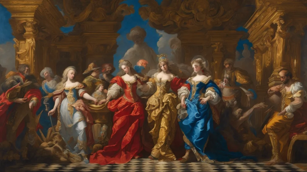 brushstrokes in baroque art