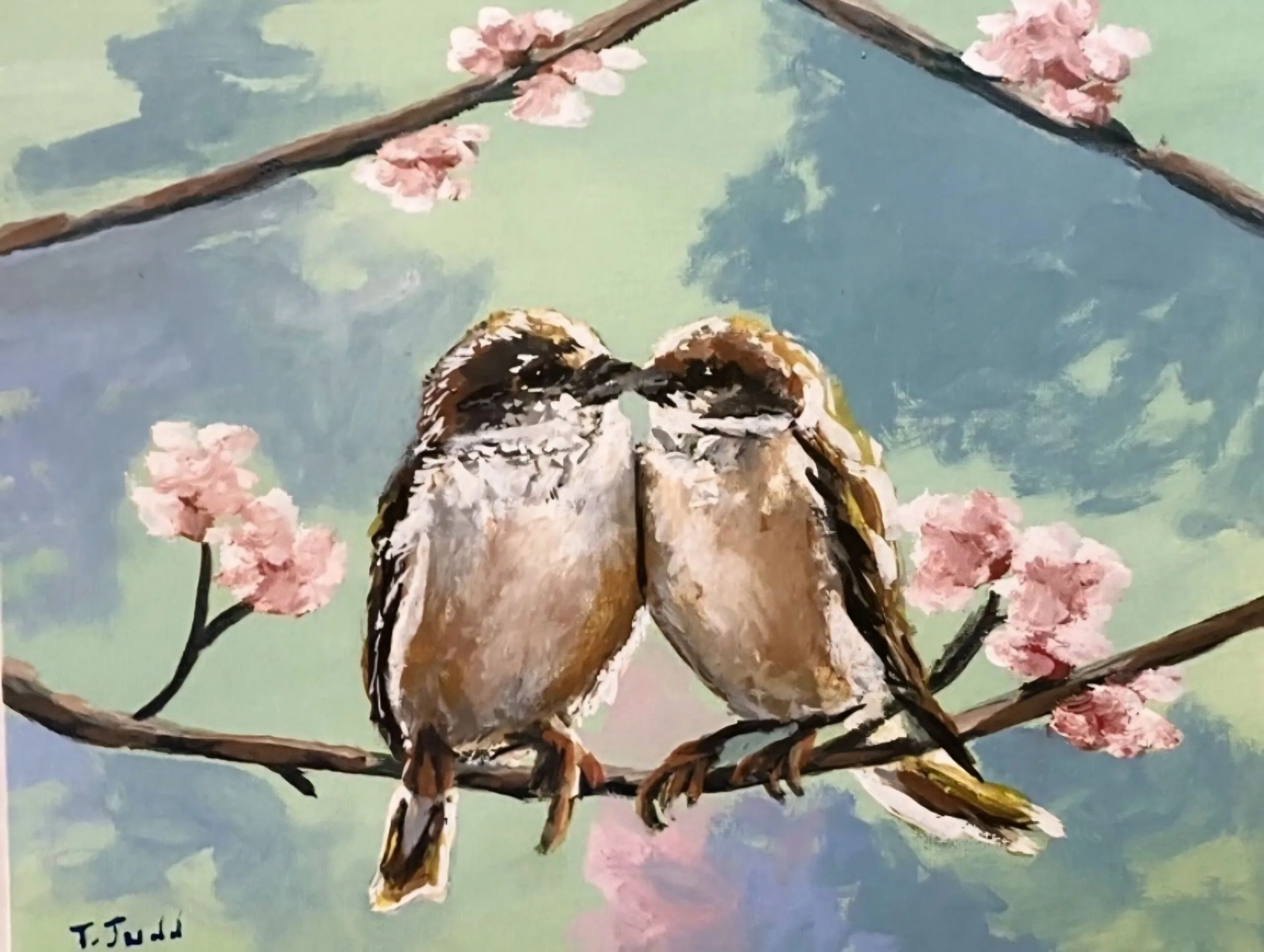 artwork with birds